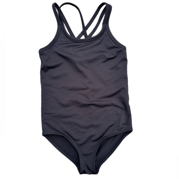 Joe Fresh Girls Black Dance Leotard/Bodysuit Size 6 - Picture 1 of 3